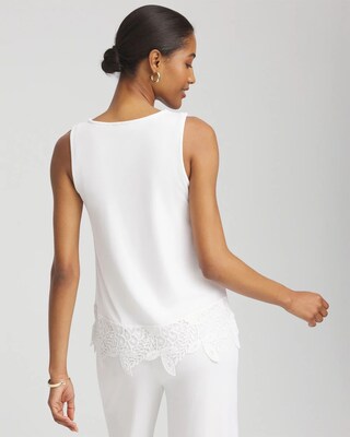 Travelers™ Lace Trim Tank | Chico's